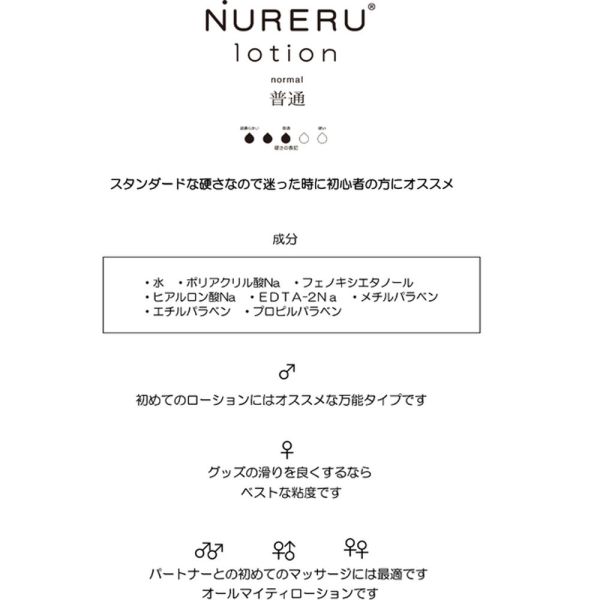 日本NURERU普通式(Normail)水溶性潤滑液250ml 潤滑液,男性潤滑液,持久潤滑液,潤滑劑,水性潤滑劑,勃起,持久,壯陽藥,助興用品,助性用品,興奮劑,春藥,女性潤滑液,肛交潤滑液,肛門潤滑液,後庭潤滑液,
Lotion,Lubricant,Lube,Slicone Lube,Waterbased Lube,body lotion,massage oil,emollient,Sex toys,矽性潤滑液,水性潤滑液