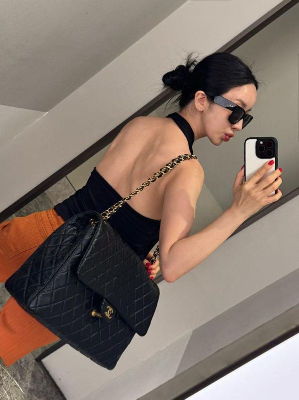 歐美款掛脖背心 