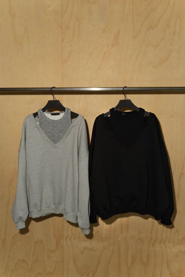 假兩件休閒上衣 