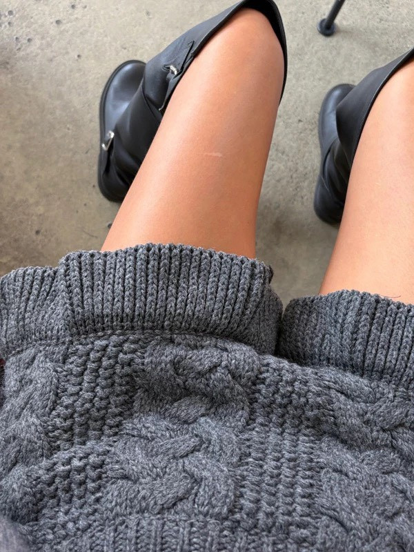 麻花荷葉邊短褲 