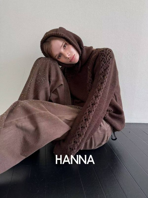 滿版亮鑽高腰直筒牛仔褲 