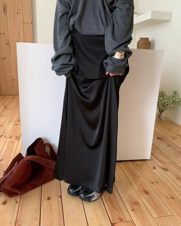 拼接設計極美長裙 