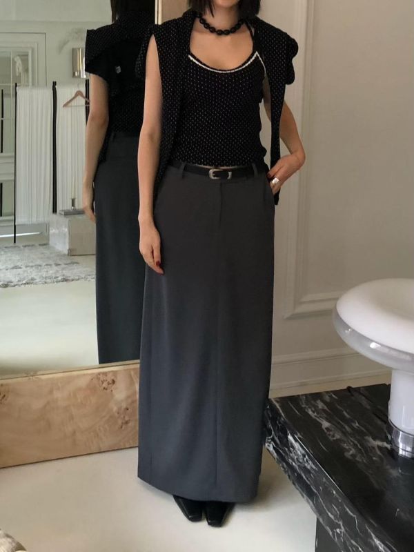 知性氣質西裝長裙 