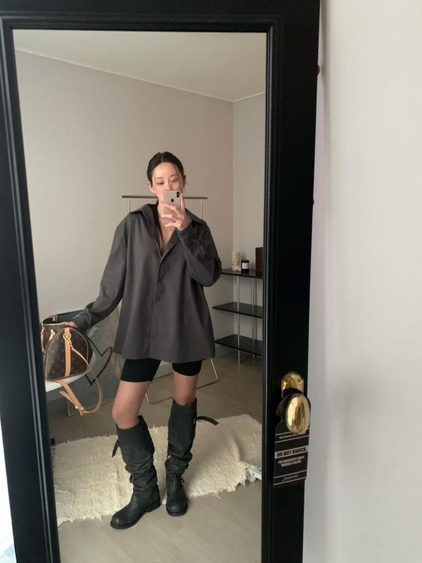 多種穿法扣腰挺版襯衫 