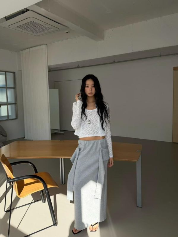 蕾絲薄外套+蕾絲小背心Set 