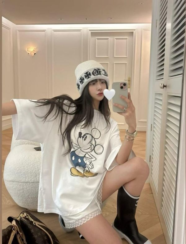 手繪風米奇寬鬆上衣 