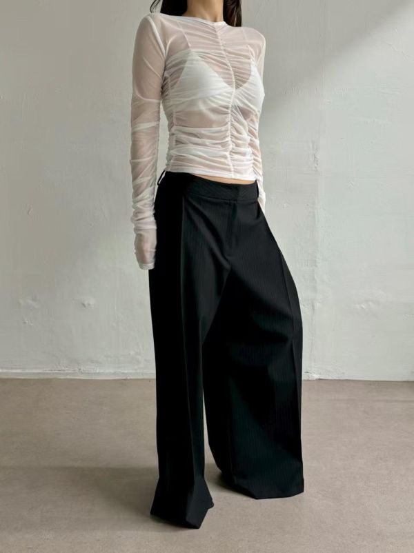 膚長袖兩面穿上衣 