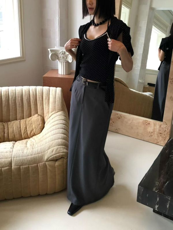 知性氣質西裝長裙 