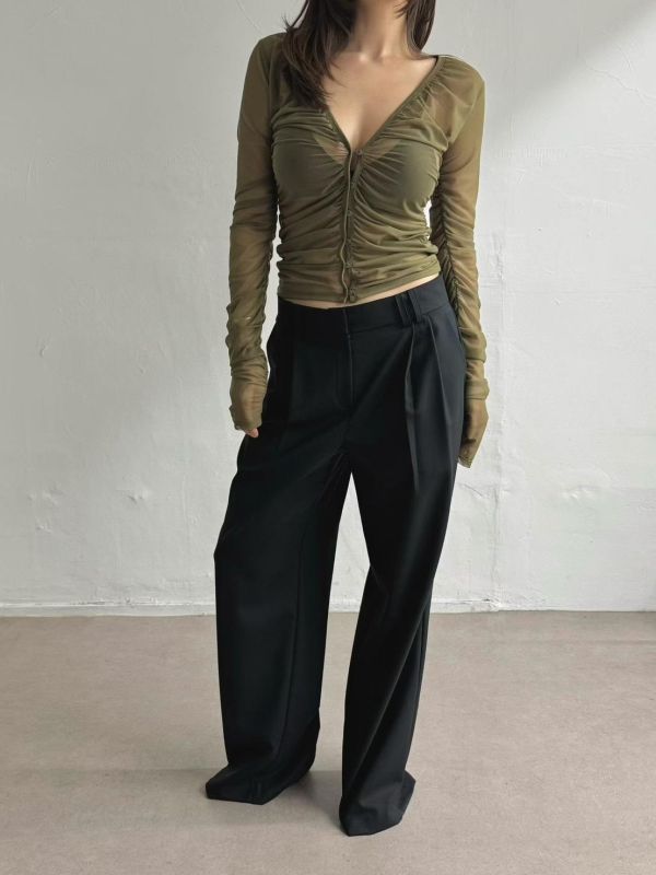 膚長袖兩面穿上衣 