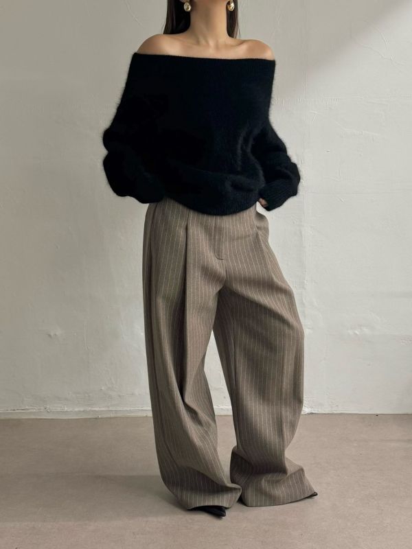 內刷毛西裝長褲 