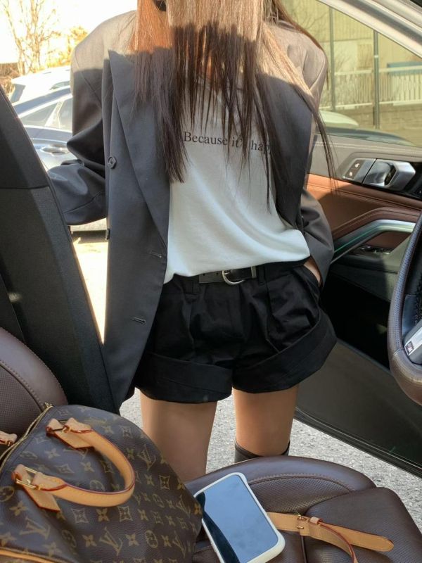 可反摺顯瘦南瓜短褲(沒有附皮帶) 