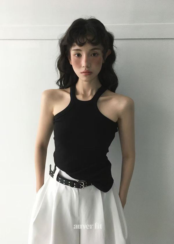 挖肩顯瘦背心 