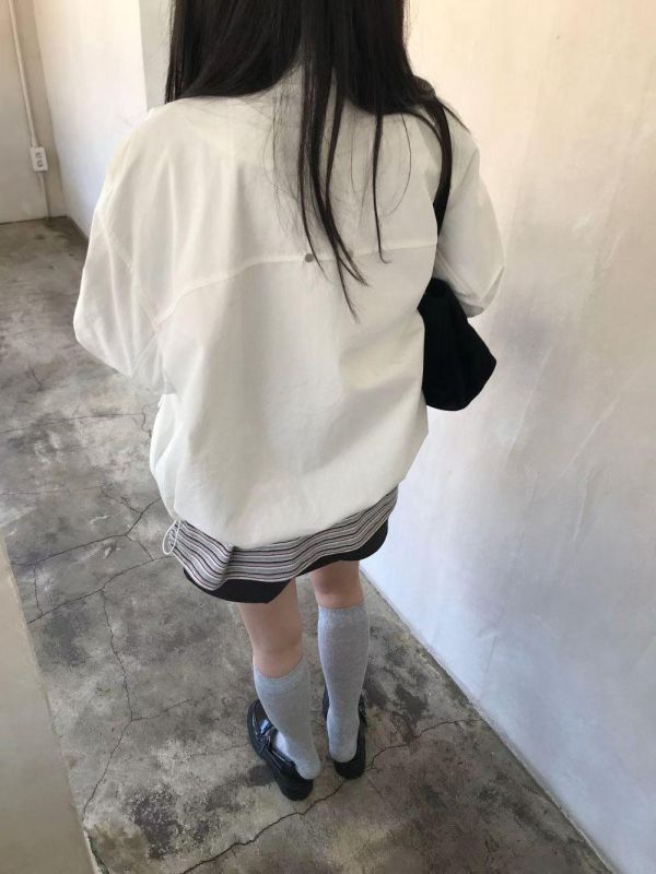 時髦立領挺版夾克外套 