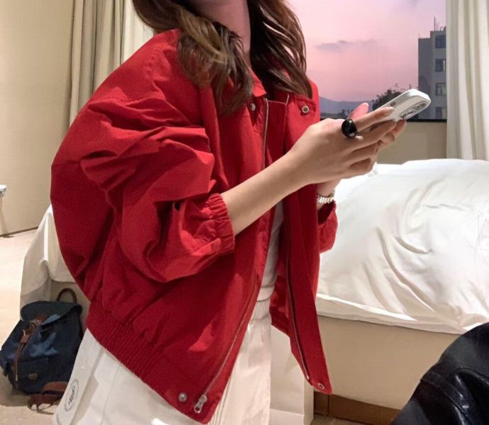 小翻領率性外套 