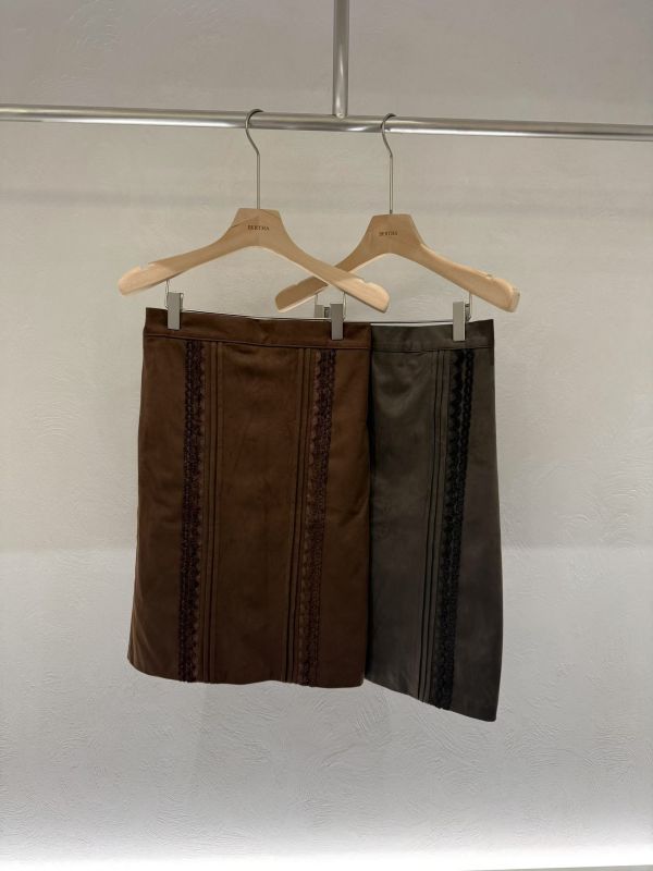 漸層蕾絲中長裙 