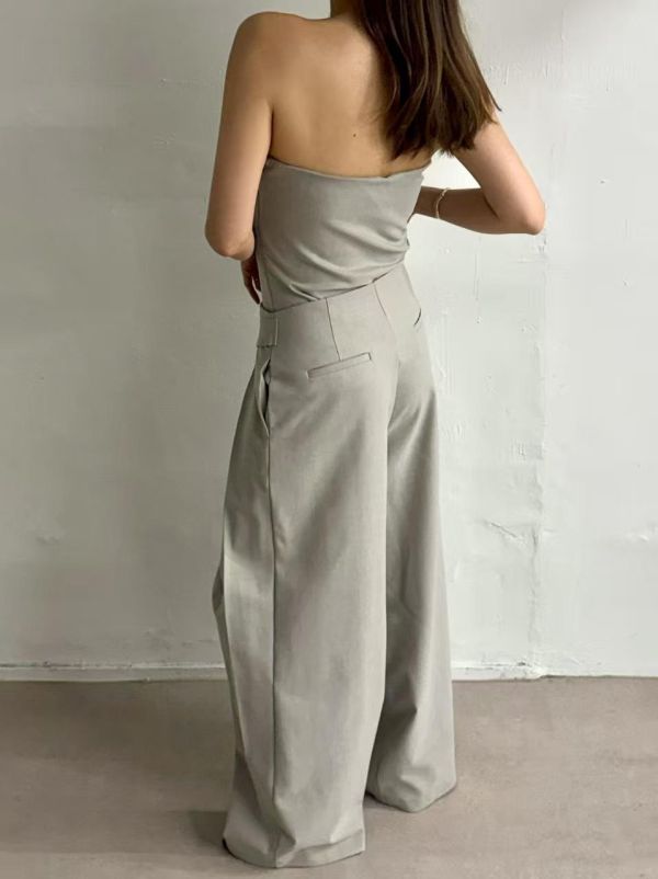 氣質西裝平口背心/氣質西裝平口背心 