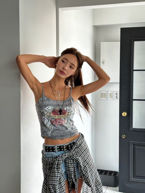 圖騰個性細肩背心 