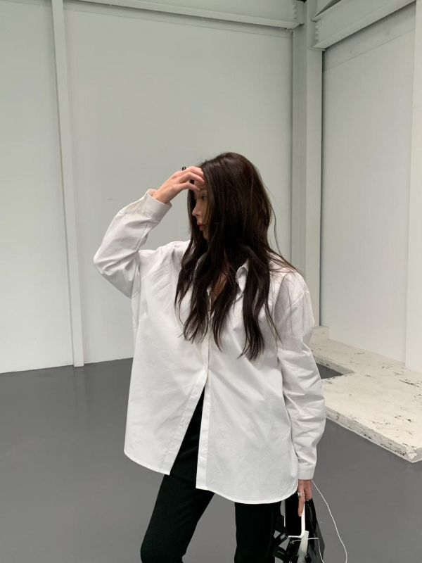 多種穿法扣腰挺版襯衫 