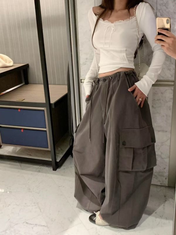 連帽蕾絲綁帶蝴蝶結長袖上衣 