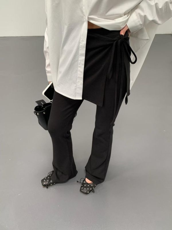 屁簾針織棉彈性神褲 