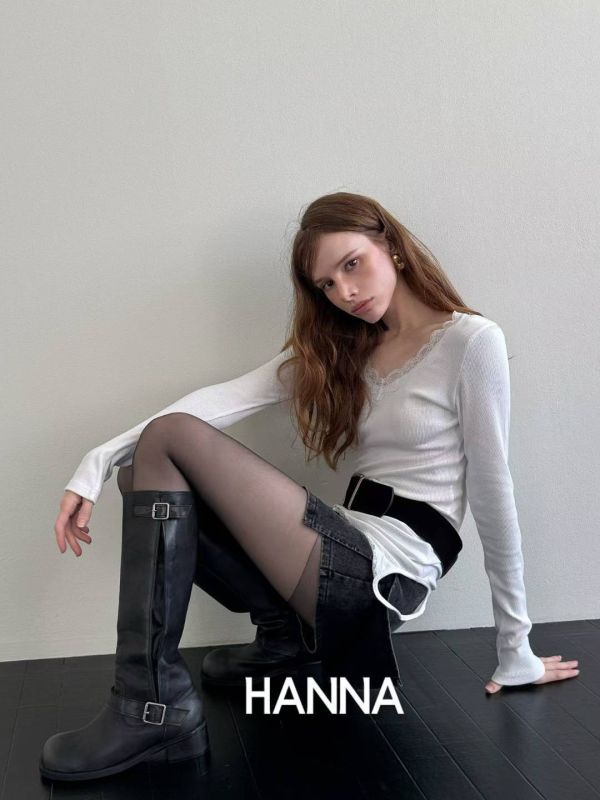 側開衩牛仔褲裙 