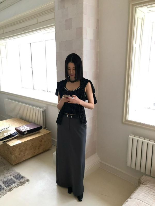 知性氣質西裝長裙 