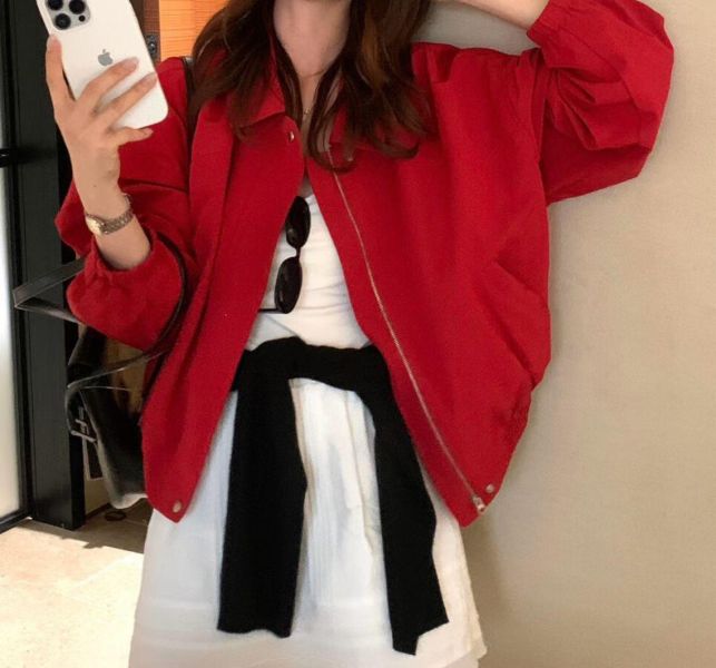 小翻領率性外套 