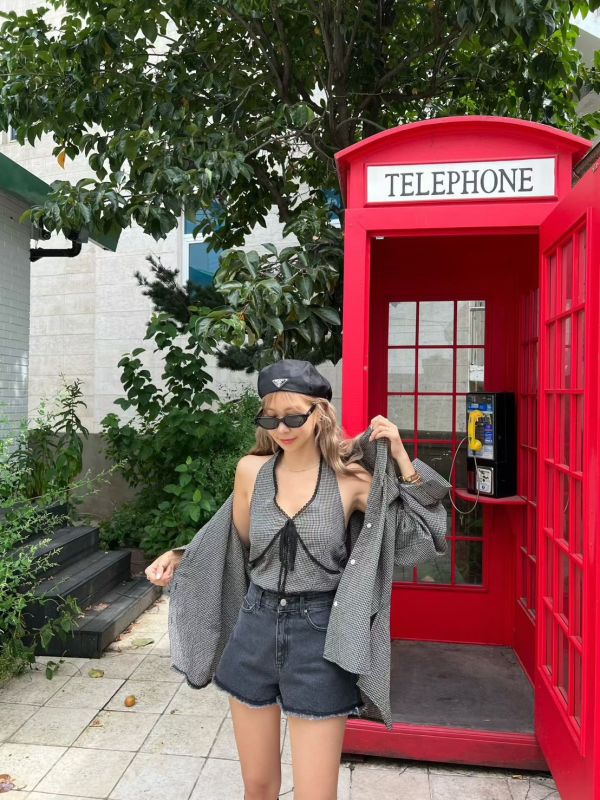 禮物綁帶蕾絲背心 