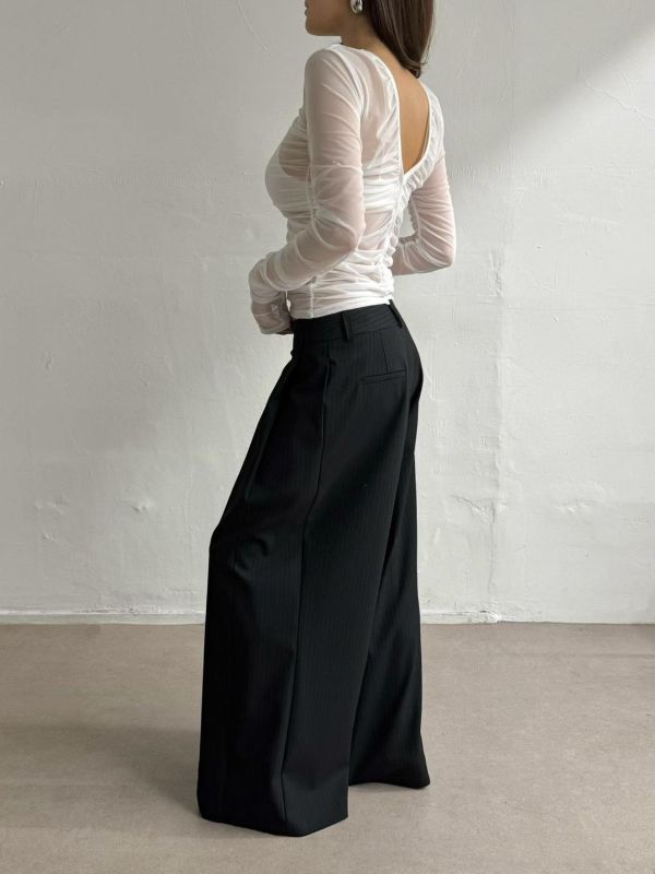 膚長袖兩面穿上衣 