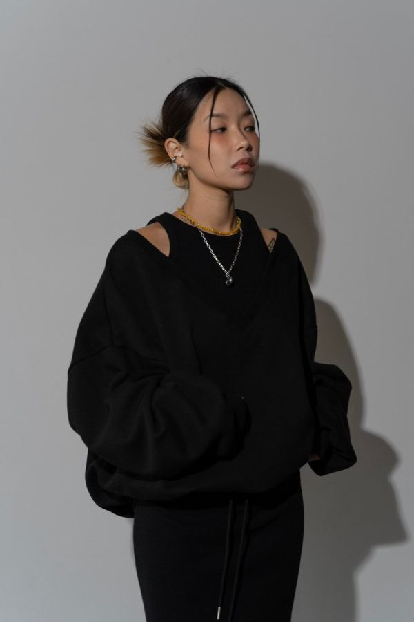 假兩件休閒上衣 