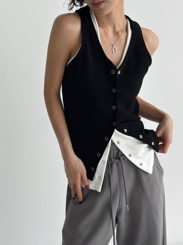 基本款顯瘦背心 