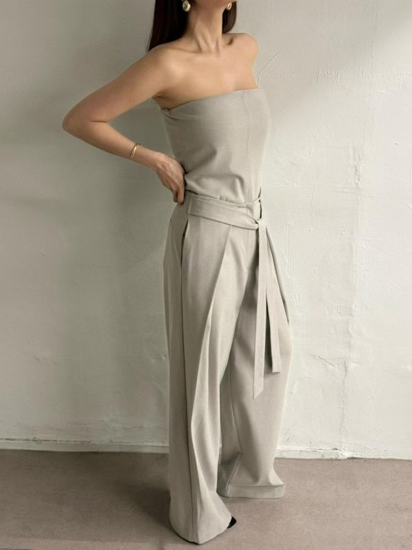 氣質西裝平口背心/氣質西裝平口背心 