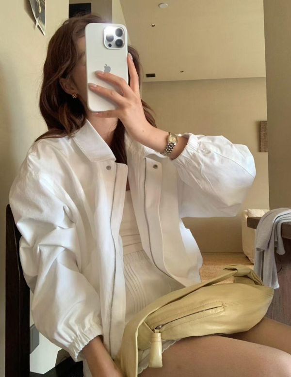 小翻領率性外套 