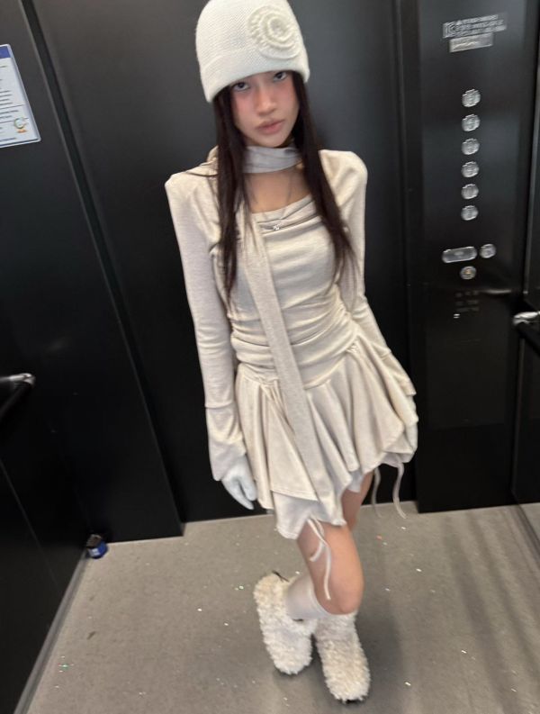 綁帶堆堆感上衣 