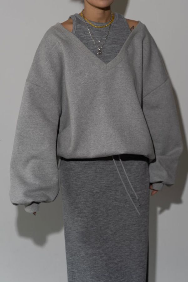 假兩件休閒上衣 