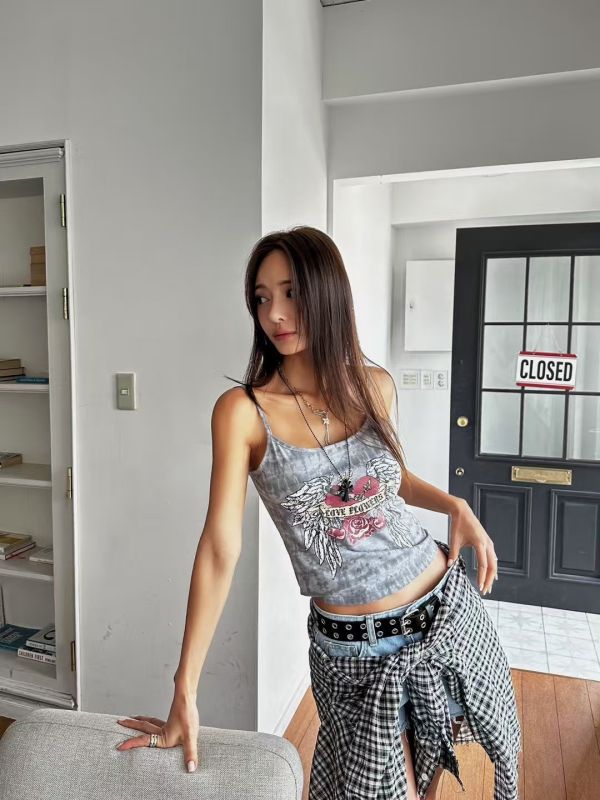 圖騰個性細肩背心 