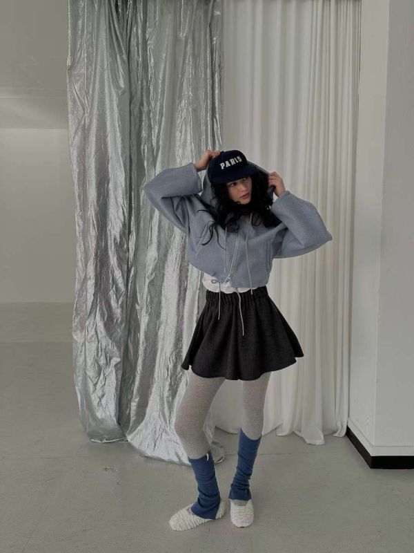 可愛鬆緊腰褲裙 