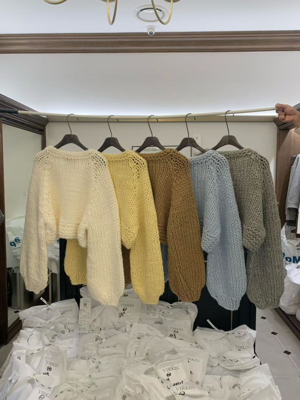 羊毛手工編織外罩 