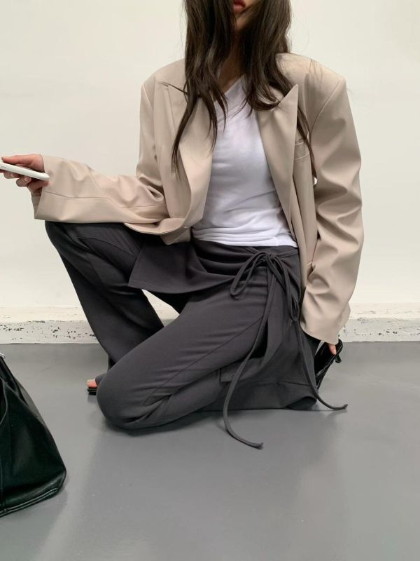 屁簾針織棉彈性神褲 