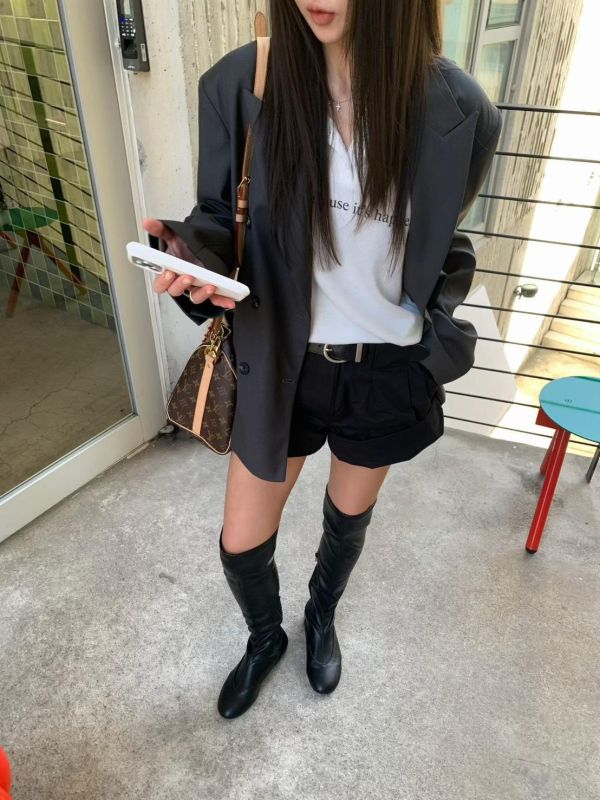 可反摺顯瘦南瓜短褲(沒有附皮帶) 