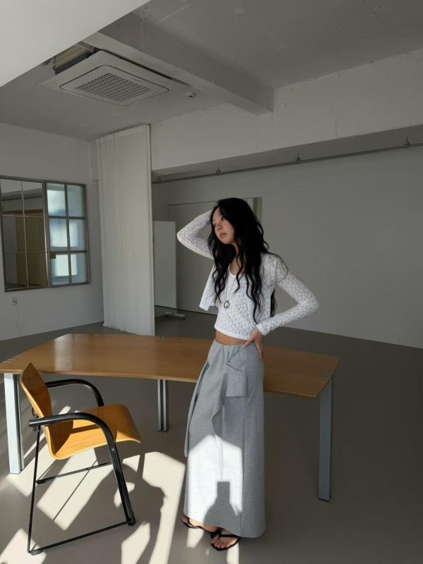 蕾絲薄外套+蕾絲小背心Set 