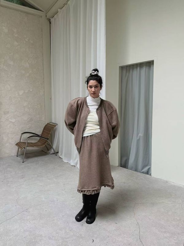 花邊裙襬半身裙 