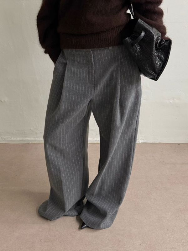 內刷毛西裝長褲 