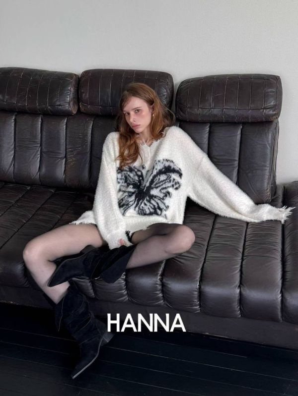 破損感蝴蝶毛料上衣 