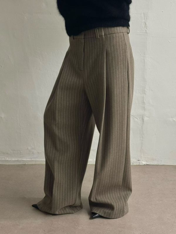 內刷毛西裝長褲 