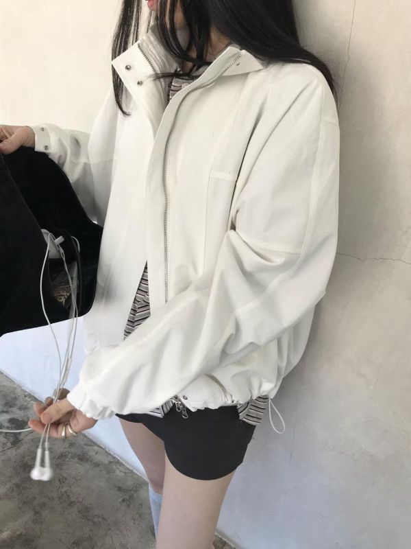 時髦立領挺版夾克外套 