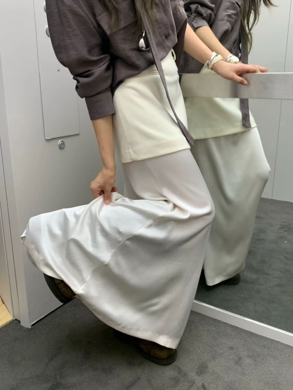 拼接設計極美長裙 