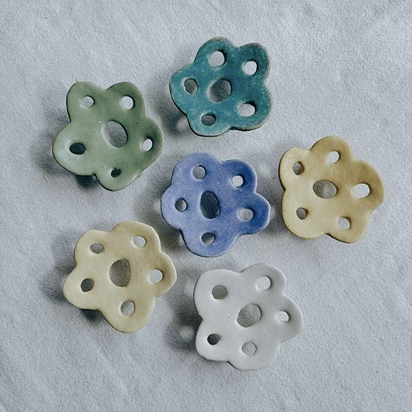 旅人之森花形皂盤 