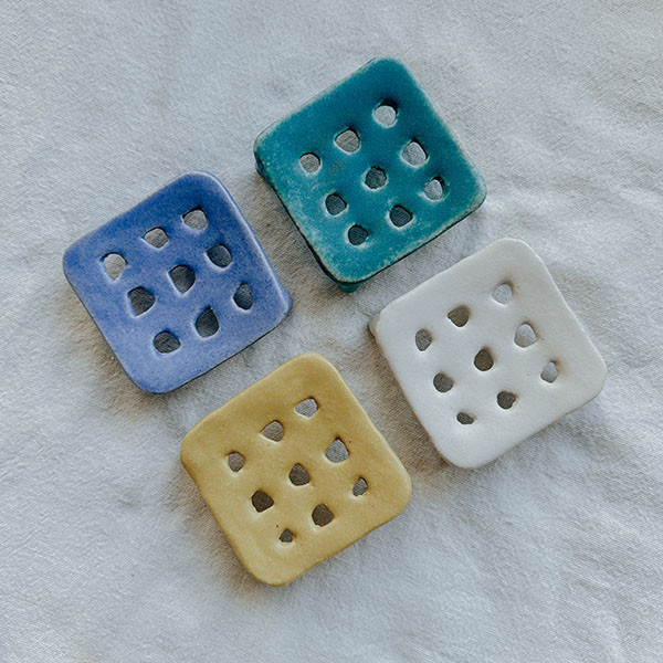 旅人之森方形皂盤 