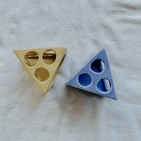 旅人之森三角牙刷架 